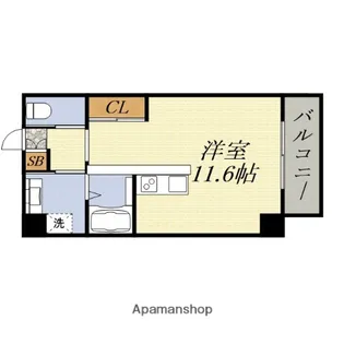 JJ COURT 波除Ⅲ【5階】の間取り