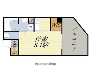 ユニッソン朝潮橋【2階】の間取り