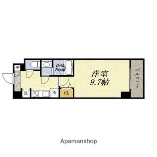 1Kの間取り画像