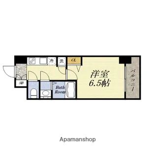 ベイサイドパークOSAKAノースレジデンシス【8階】の間取り