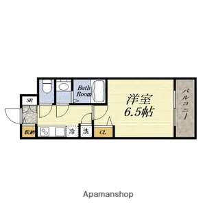 ベイサイドパークOSAKAノースレジデンシス【7階】の間取り