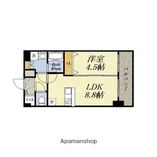 ベイサイドパークOSAKAノースレジデンシス【11階】の間取り