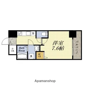 ベイサイドパークOSAKAノースレジデンシス【9階】の間取り