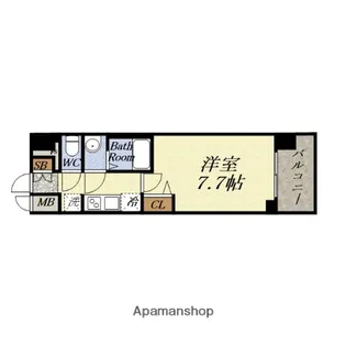 プレサンス大正フレンジ【2階】の間取り