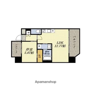 プレジオ大正【12階】の間取り