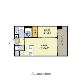 プレジオ大正【12階】の間取り