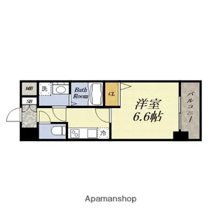 ベイサイドパークOSAKAサウスレジデンシス【3階】の間取り