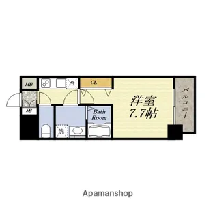 ベイサイドパークOSAKAサウスレジデンシス【5階】の間取り