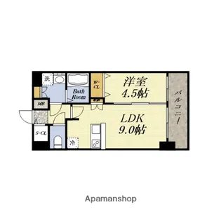 ベイサイドパークOSAKAサウスレジデンシス【14階】の間取り
