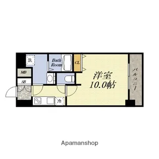 ベイサイドパークOSAKAサウスレジデンシス【14階】の間取り