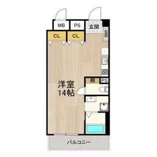 ラクメンビル【5階】の間取り