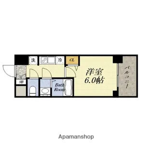 プレサンス西九条シティベイ【7階】の間取り