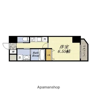 クローバー・グランツ弁天町【2階】の間取り