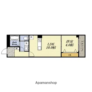 RAFFINE大阪九条【2階】の間取り