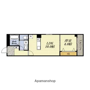 RAFFINE大阪九条【2階】の間取り