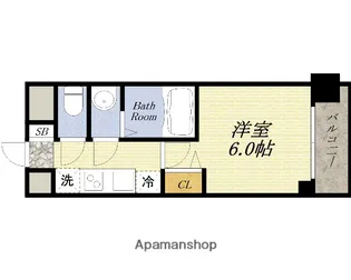 プレサンス大正エミナンス【10階】の間取り