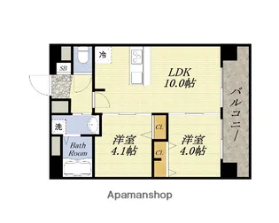 プレサンス大正エミナンス【11階】の間取り