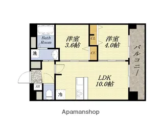 プレサンス大正エミナンス【11階】の間取り