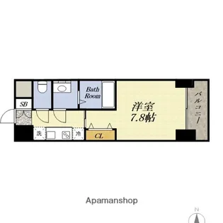 ソルテラス大阪BAY STATION SIDE【5階】の間取り