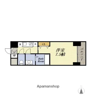ソルテラス大阪BAY STATION SIDE【2階】の間取り
