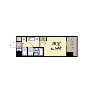 プレサンス西九条GATERISE【8階】の間取り