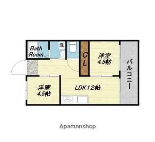 さくらハイツ【3階】の間取り