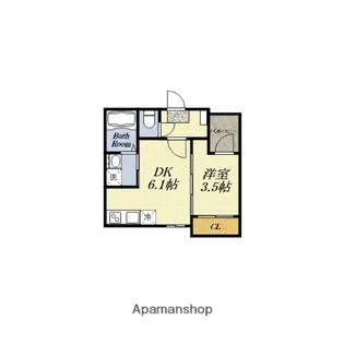 桜ハーモニーテラス【3階】の間取り