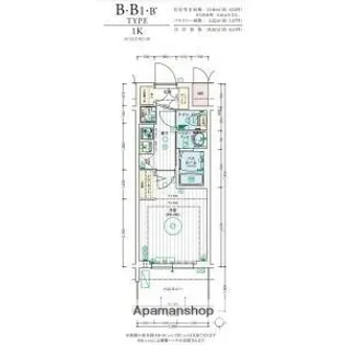 エステムコート難波WEST−SIDEⅨレデント【12階】の間取り
