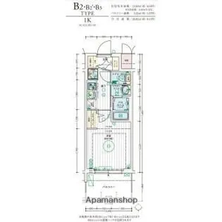 エステムコート難波WEST-SIDEⅨレデント【3階】の間取り