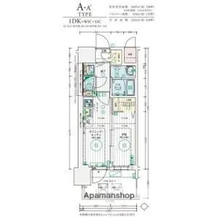 エステムコート難波WEST−SIDEⅨレデント【12階】の間取り