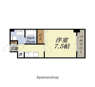 プラムコート【5階】の間取り