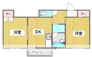 ハイツ東邦【3階】の間取り