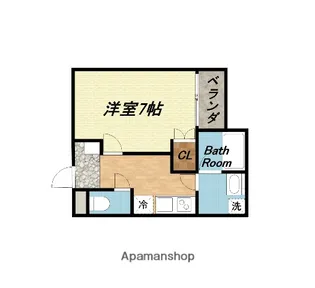 RICH GATE春日出北【2階】の間取り