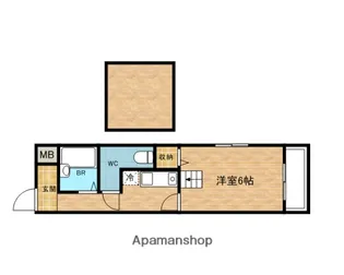 大阪府大阪市港区市岡元町2丁目【マンション】の間取り