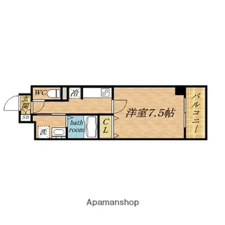 レジュールアッシュBENTEN【9階】の間取り