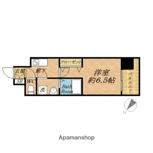 エスリード弁天町パークプレイス【3階】の間取り