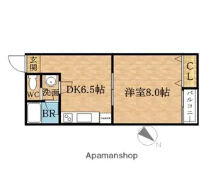 ソレイユ磯路【2階】の間取り