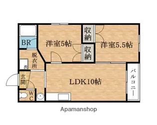 ベイストーン市岡【2階】の間取り