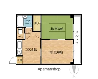 ビ・アット夕凪【2階】の間取り