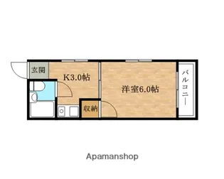 ウィスタリア夕凪【4階】の間取り