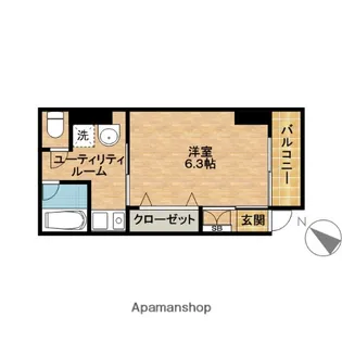 メゾンヒデックス【1階】の間取り