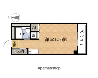 ガーデン弁天町【9階】の間取り