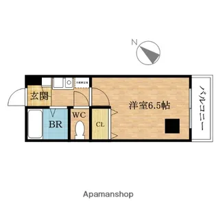 ライラックパートⅡ【5階】の間取り