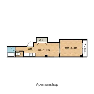 ソレイユⅢ【5階】の間取り
