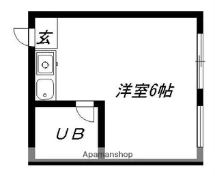 CT国際弁天町【1階】の間取り