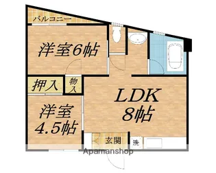 カツラビル【3階】の間取り