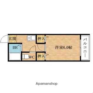 アドラブール西大阪【5階】の間取り