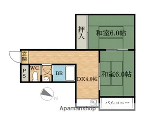 菊川マンション【8階】の間取り