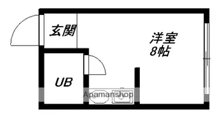 ラパンジール京町堀【5階】の間取り