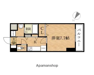 エスリード弁天町南【9階】の間取り